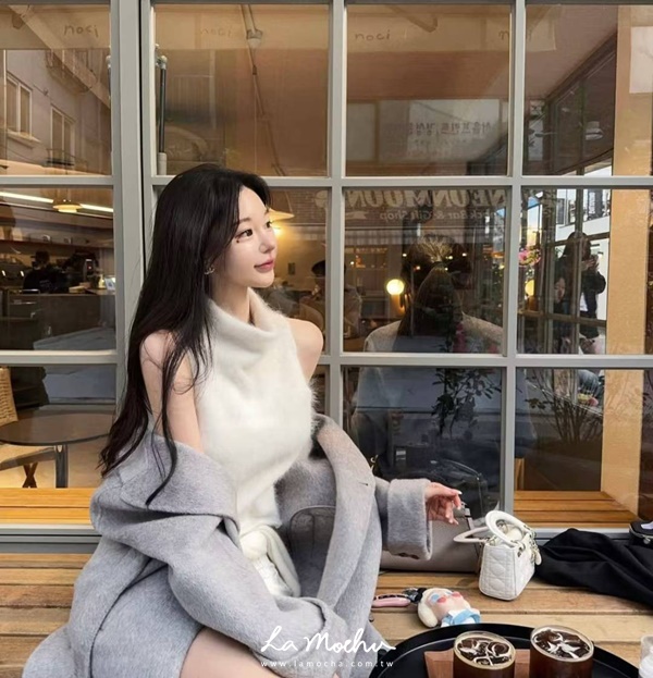 立領挖肩人造毛背心(闆娘.花花清單)